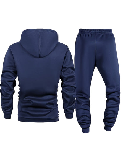 Men's 6-Piece Tracksuit Set Hoodie & Jogger Pants – City Name Print Street Style Sportswear, Soft Warm Fleece for Autumn Winter Jogging Fitness Casual Wear – S to XXL Mixed Colors