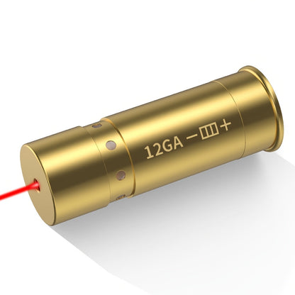 Red Laser Bore Sighter Multi-Caliber Firearm Sight Alignment Tool for 9mm 223rem 308win 45ACP 7.62 40SW 30-06 38SPL 12GA 44Mag 6.5mm, Copper Alloy Barrel Mount, 3 Battery Sets Included – Rifle Pistol Shotgun Accessory