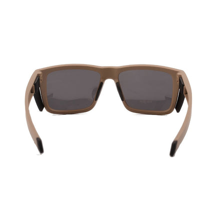 Men's Polarized Square Frame Sunglasses UV400 Photochromic Mirror Lens Full Rim PC Frame Includes Case 10 Colors Outdoor Driving Sport