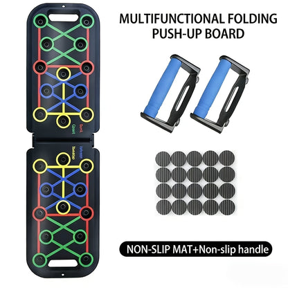 Adjustable Push Up Board – Multifunctional Home Gym Equipment for Chest, Triceps, Shoulders & Core Strength Training, Lightweight Durable Frame, Multiple Color-Coded Positions, Suitable for All Fitness Levels