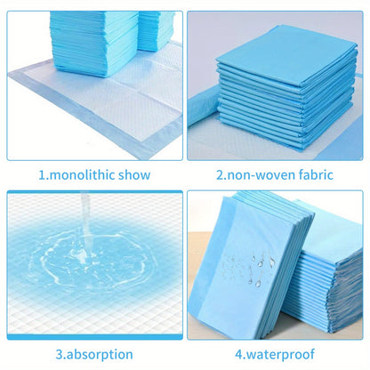 Extra Large Dog Pee Pads 6X Thicker Super Absorbent Leak-Proof Quick-Dry Puppy Training Pads Odor Control 28x34 Inch 50-200 Count Home Camping Pet Toilet