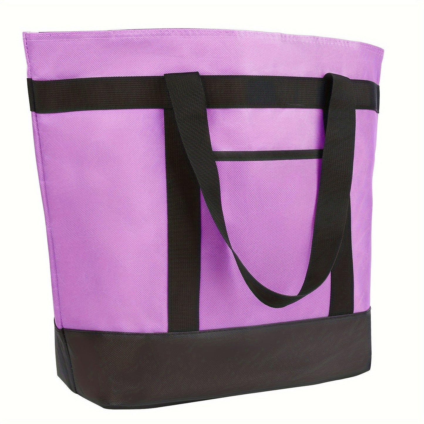Insulated Reusable Grocery Tote Bag XXLarge 10.3 Gal – Thermal Cooler Bag for Food Delivery, Doordash, Grubhub, Grocery Shopping, Travel, Beach & Picnic, Oxford Cloth, 5 Colors