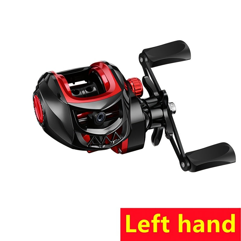 Ambidextrous Fishing Reel – Left & Right Hand Casting Reel, Aluminum Alloy, High-Performance Bearings, Freshwater & Saltwater, Compact Sporty Design