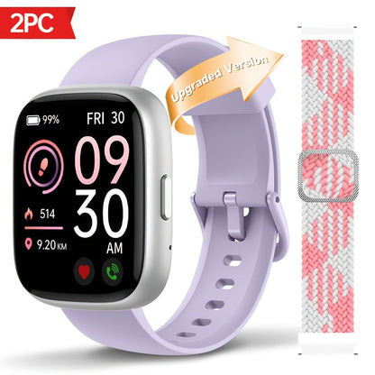 Smart Watch for Men & Women with Wireless Calling & Built-in Alexa – 1.83" HD Touch Screen, 100+ Sports Modes, Heart Rate Monitor, Waterproof Fitness Tracker, Compatible with iPhone & Android