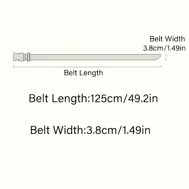 Men's Nylon Belt Set 3 Pack Quick-Release Buckle 4 Colors 49.2 Inch Durable Sports Casual Belt for Men - Everyday Outdoor Hiking Work Tactical Belt Gift for Him