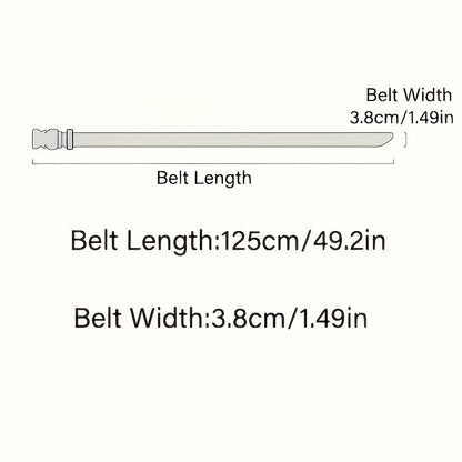 Men's Nylon Belt Set 3 Pack Quick-Release Buckle 4 Colors 49.2 Inch Durable Sports Casual Belt for Men - Everyday Outdoor Hiking Work Tactical Belt Gift for Him