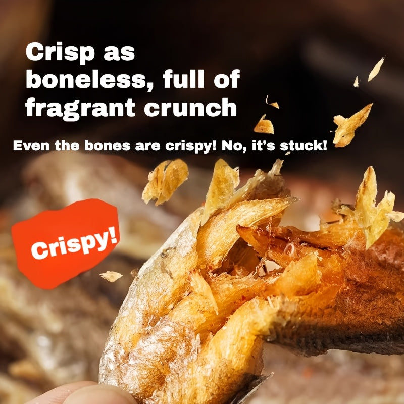 Crispy Whole Yellow Fish Snacks 5 Pack (30g Each) – Ready-to-Eat Asian Seafood Crisps, High Protein Crunchy Fish Chips for Snacking, Lunchbox & On-the-Go