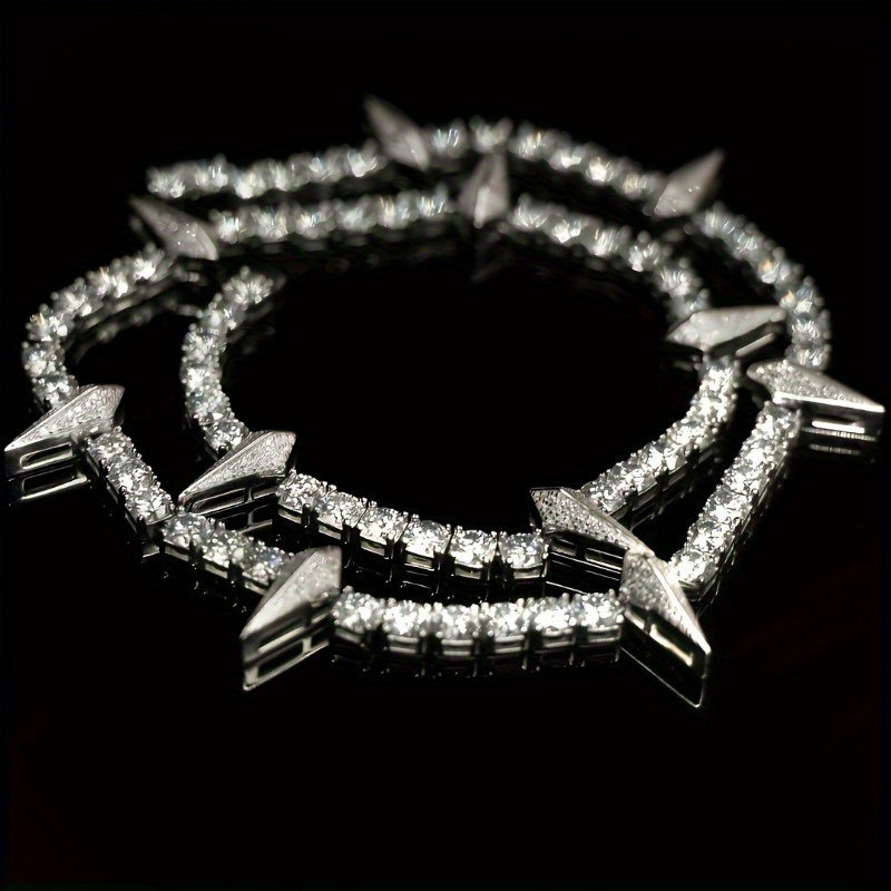 Wolf Tooth Pendant Necklace for Men Gothic Tribal Spike Chain Necklace Bold Statement Jewelry Sizes 18 20 22 Inch Gift for Him Christmas Valentine Birthday