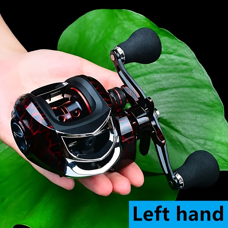 Baitcasting Reel 18+1BB High Speed Dual Braking System – 20LB Max Drag, Stainless Steel, Ergonomic Grip, Left & Right Hand, Saltwater & Freshwater Bass Carp Fishing Reel