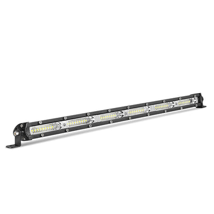 20 Inch 180W LED Light Bar Offroad Single Row – Ultra Slim 12V/24V Work Lamp for Truck, ATV, SUV, Tractor, Jeep & Boat – 6000K White, 50000Hr Lifespan – Velora