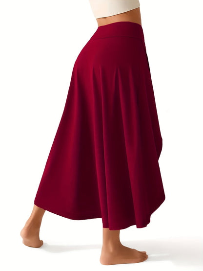 Women's 2-in-1 High Waist Skort with Inner Shorts & Pockets – Lightweight Stretchy Activewear Tennis Skirt for Sports Gym Workout Casual Wear, XS-XXL, Multiple Colors