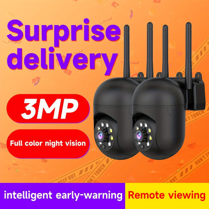 2-Pack WiFi Security Camera 2K QHD PTZ 355° Pan – Dual-Band 2.4G/5G AI Motion Detection, Color Night Vision, Two-Way Audio, Cloud & SD Storage, Baby Monitor, Indoor Home Surveillance Camera