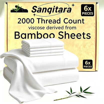 Cooling Bed Sheet Sets Bamboo Blend King Queen Full Twin – Ultra-Soft Deep Pocket Fitted Sheet for Hot Sleepers, Breathable Moisture-Wicking Lightweight Bedding White Black Apricot Gray Navy Purple