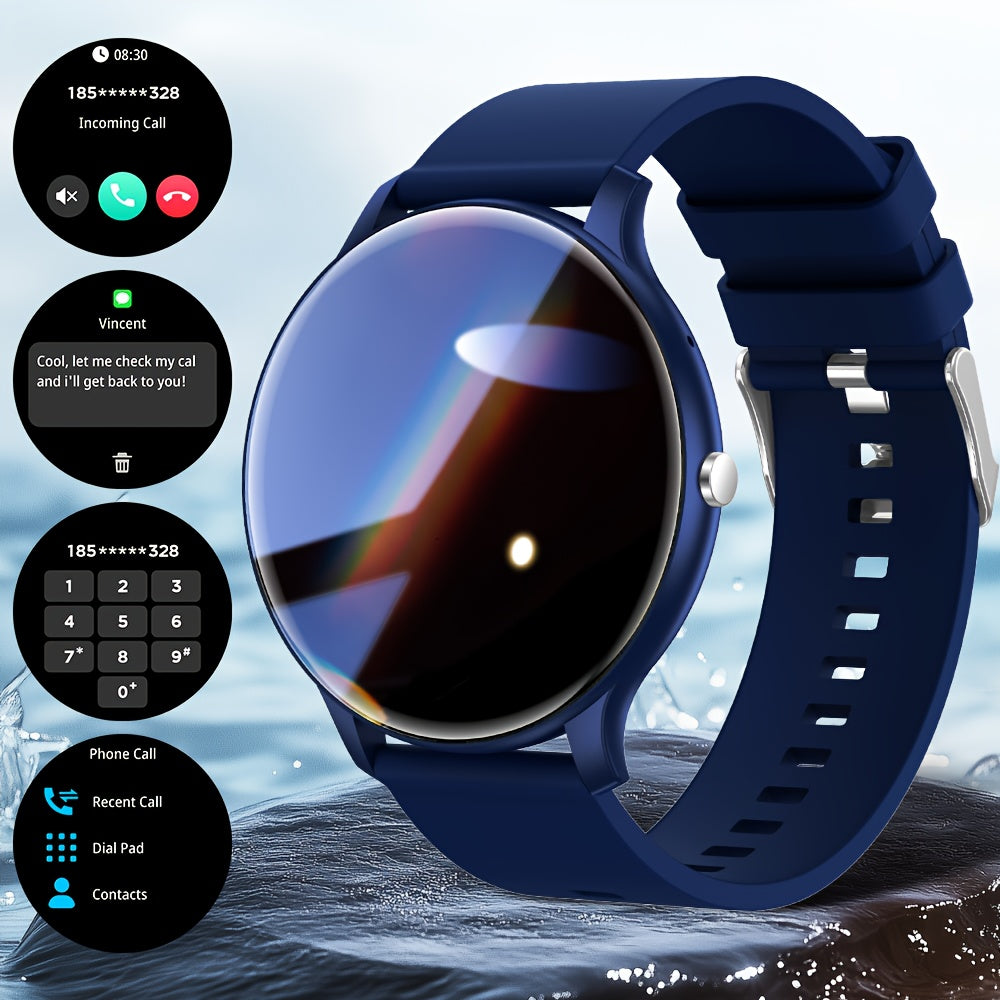 Smart Watch Fitness Tracker with Bluetooth Calling, 1.46" HD Touchscreen, IP68 Waterproof, 100+ Sports Modes & Heart Rate Monitor for Men & Women