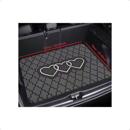 Car Trunk Mat Cargo Liner – Non-Slip Waterproof Floor Mat with Unique Patterns, Durable Vehicle Interior Protector from Dirt, Spills & Scratches, Universal Fit