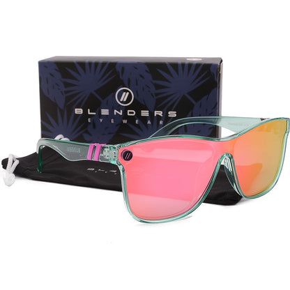 Polarized Sunglasses for Men & Women - Conjoined Mirror Lenses Vintage Square Fashion Eyewear, UV400 Protection, Retro Stylish Shades for Outdoor Driving Travel & Daily Wear