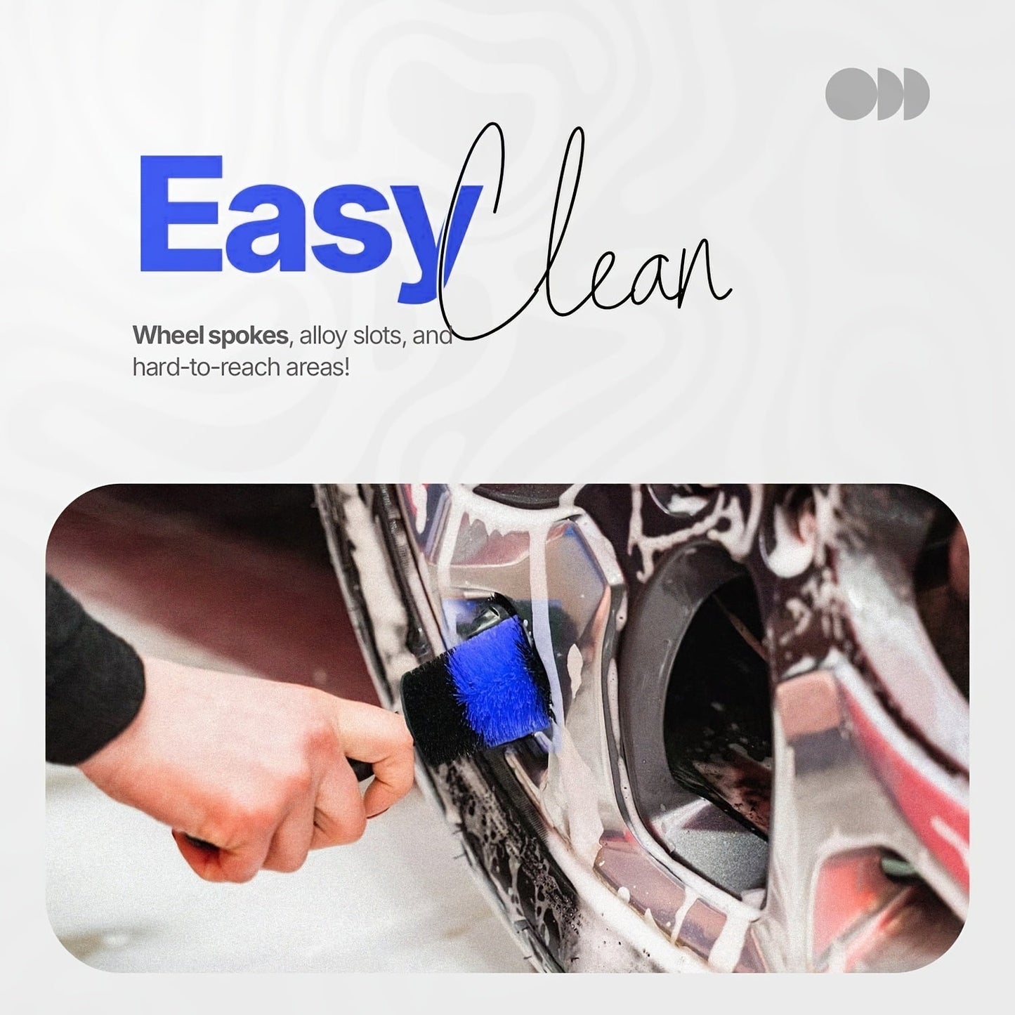 26PCS Car Detailing Brush Set – Complete Car Cleaning Kit with Drill Brushes, Wash Mitt, Tire Brush, Window Squeegee, Cleaning Gel & Storage Bag for Interior Exterior Wheels Vents Professional Auto Care