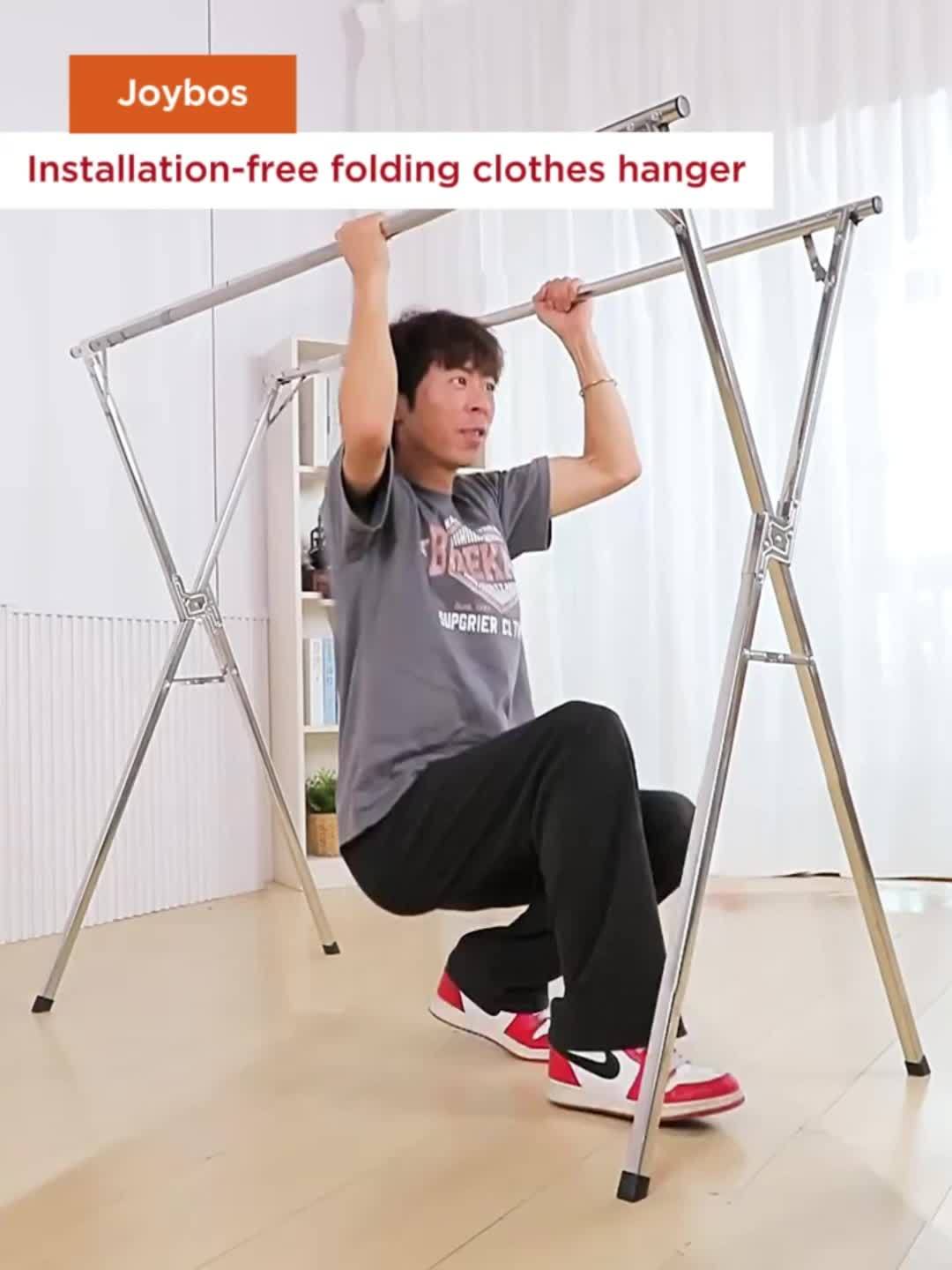 Clothes Drying Rack Stainless Steel 63" & 78.7" Retractable Foldable Heavy Duty Laundry Drying Rack, Collapsible Indoor Outdoor Clothesline with Adjustable Length for Balcony Bedroom Laundry Room
