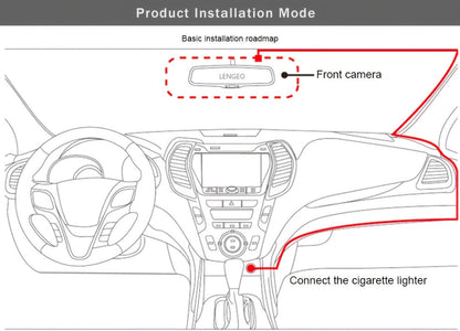 3 Channel Dash Cam Front Rear & Inside 1080P+1080P+1440P – Free 64GB SD Card, Super Night Vision, Loop Recording, G-Sensor, Motion Detection & 24-Hour Parking Mode