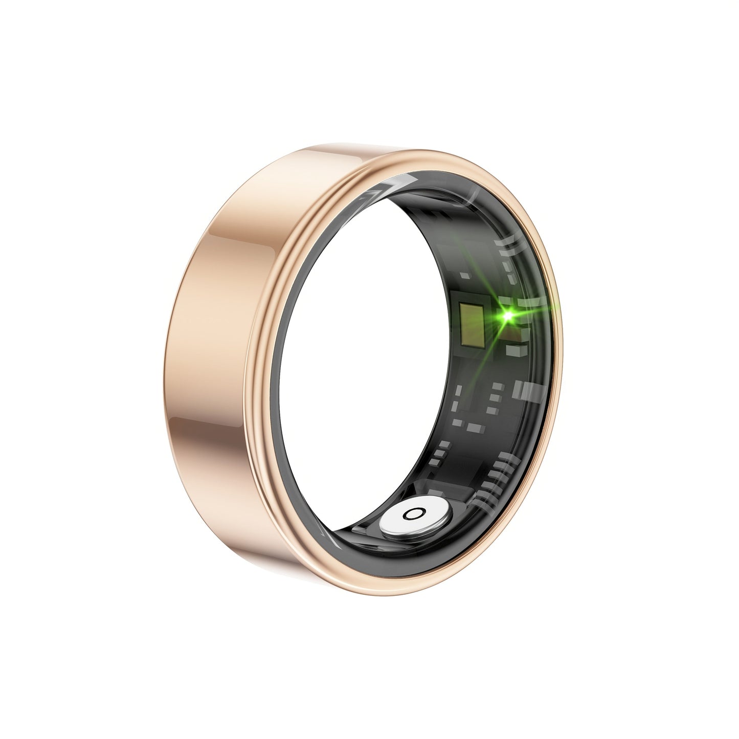Smart Ring Health Fitness Tracker Bluetooth 5.3 IP68 Waterproof Sport Mode Pedometer Sleep Step Calorie Stress Body Temp Period Tracker for Men Women Android iPhone Gift