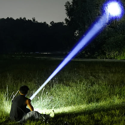 Rechargeable LED Flashlights 2-Pack – 1000-3000 Lumens Super Bright, 3 Modes, USB-C, Adjustable Beam, Emergency Power Outage Camping Hurricane Survival Gear Work Light