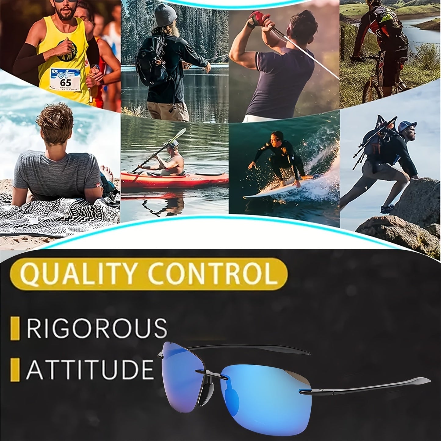 Polarized Sunglasses for Men – 3 or 6 Pack UV400 Protection Anti-Glare HD Lenses, Lightweight PC Frame, Driving & Outdoor Sports Glasses, Bulk Gift Set for Him