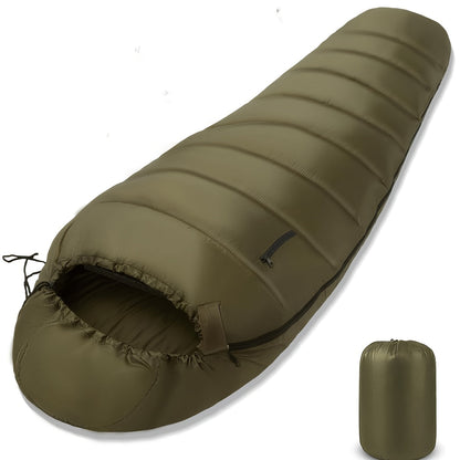 Mummy Sleeping Bag 15-45°F 3-4 Season Cold Weather Sleeping Bag for Adults – Warm Lightweight Washable Camping Sleeping Bag for Hiking, Backpacking, Traveling & Outdoor Activities