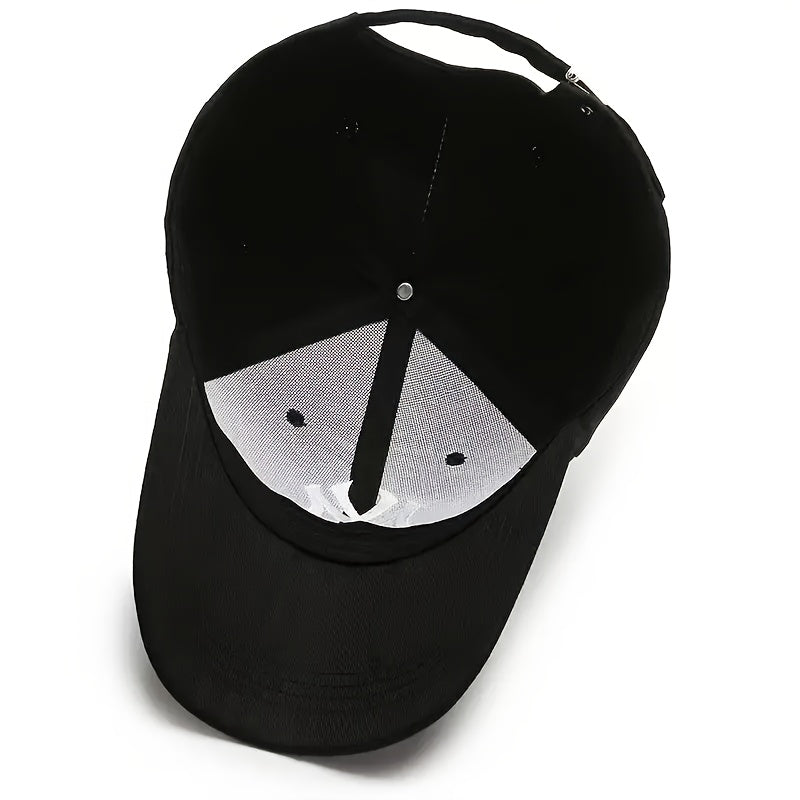 4pcs Faith-Themed Cross-Stitch Baseball Caps for Men & Women – Adjustable Lightweight Polyester Solid Color Casual Sports Sun Hat for Outdoor Travel Beach, Christmas Father's Day Gift