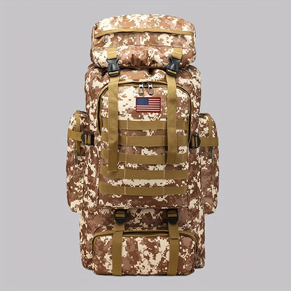 21 Gal Tactical Hiking Backpack 3-Day Assault Pack – Unisex MOLLE Oxford Fabric DIY Adjustable System for Hiking Camping Hunting Travel & Sports, 6 Colors