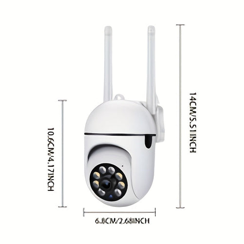 4-Pack 5G WiFi Security Camera 1080P – 360° PTZ Panorama Smart PIR Motion Detection Color Night Vision Two-Way Audio IP54 Weatherproof, Indoor Outdoor Home Surveillance with App Remote Viewing