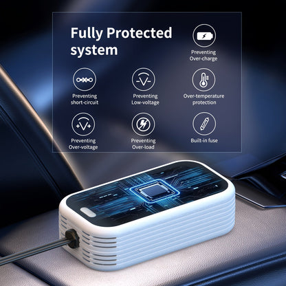 200W Car Power Inverter DC 12V to AC 110V with 30W PD Fast Charge & 24W QC3.0, Car Outlet Adapter for Laptop Phone Tablet, Power Inverter for Vehicles Road Trips Camping