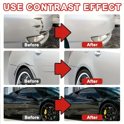 Car Scratch Remover and Swirl Mark Eliminator - Nano Shine Polish Automotive Scratch Repair Paste Kit 1.18oz with Applicator Sponge, Compatible with All Paint Colors for Vehicle Surface Restoration