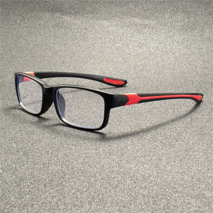 4 Pack Fashion Sports Reading Glasses Rectangular Full Frame for Men and Women Strengths +1.00 to +4.00 Lightweight Stylish Readers