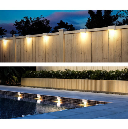 Solar Deck Lights Outdoor Waterproof LED Step Stair Fence Lights 8 16 32 Pack Auto Dusk to Dawn 800mAh Warm White Solar Powered Pathway Patio Garden Driveway Yard Wall Lighting