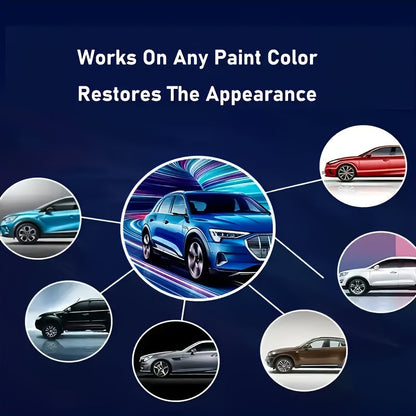 Nano Gloss Car Scratch Repair Wax Kit 100G – Clay Bar & Sponge Included, Removes Scratches Swirls Matte Imperfections, All Car Paint Colors, Clear Coat Safe, DIY Auto Paint Restoration Polish