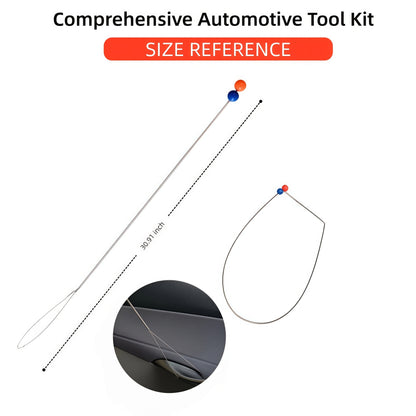 26-Piece Air Wedge Pump Car Unlock Tool Kit - Emergency Door & Window Opening Set with Long Reach Grabber for Locked Keys in Car, Auto Lockout Tool for Cars, Trucks & SUVs