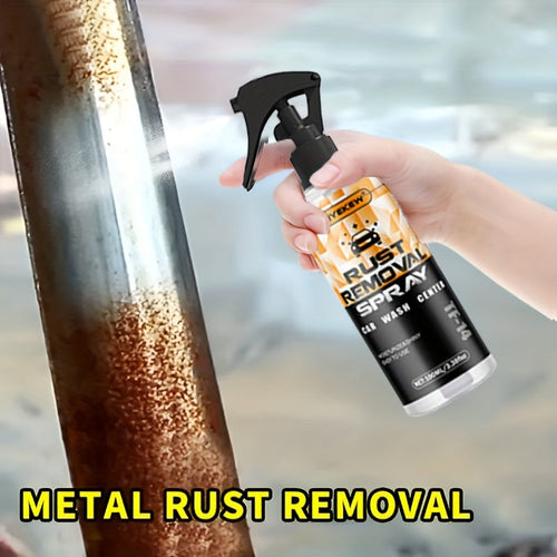 Rust Remover Spray for Metal – Fast-Acting Formula for Chrome, Iron, Alloy & Steel Surfaces, No Residue, Safe for Plastic & Rubber, Automotive & Household Rust Removal, 3.38oz