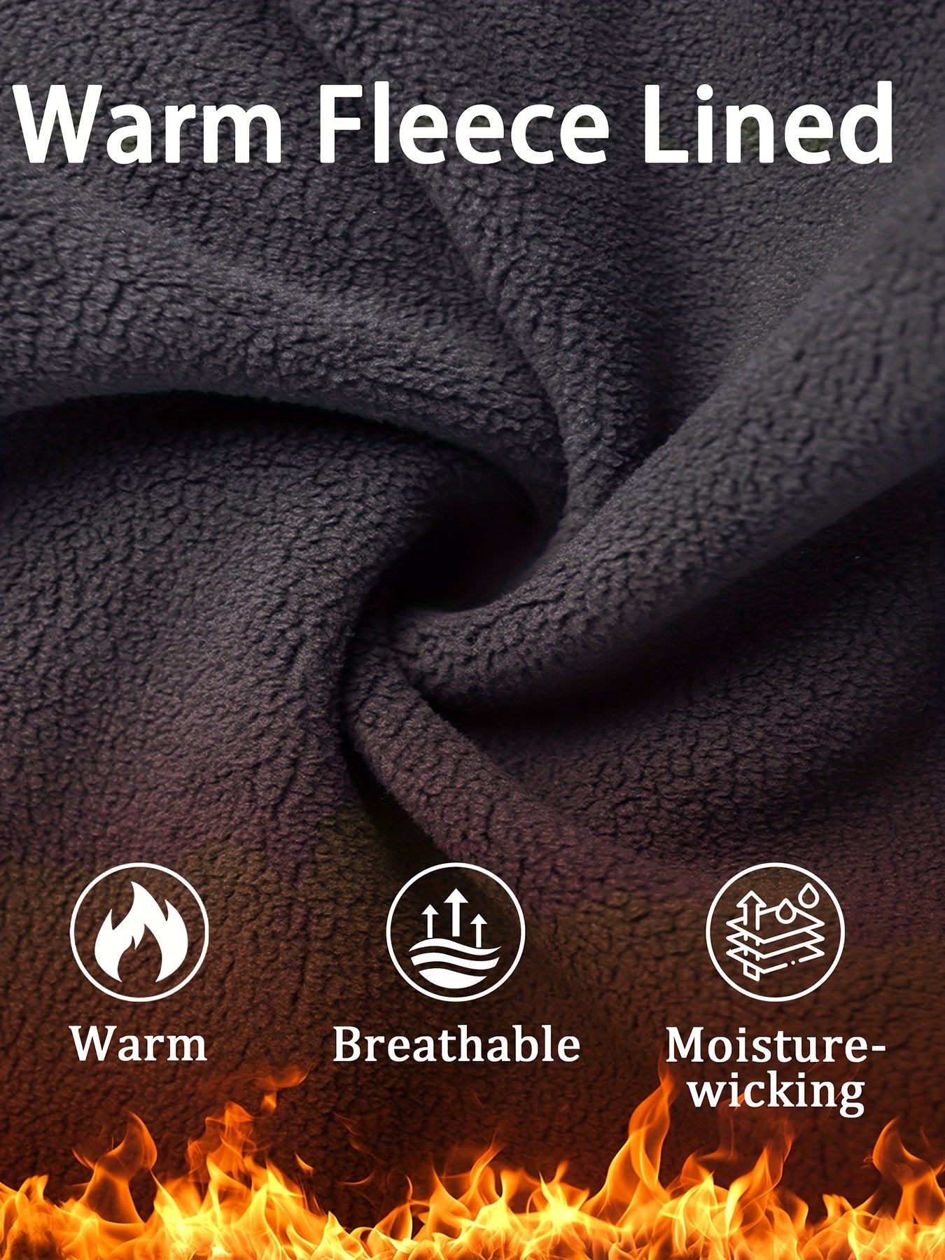 Men's Tactical Winter Pants Heavy-Duty Thickened Insulated Work Pants, 300g/m² 100% Polyester MOLLE System Multi-Pocket Baggy Snow Pants for Hiking Hunting Construction Outdoor
