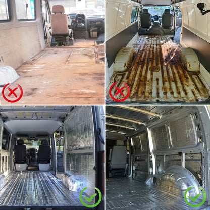 Car Sound Deadener & Heat Shield Mat 22/26 Sqft – Self-Adhesive Aluminum Foil Noise Reduction Insulation, Easy Cut & Install for Floor Door Trunk, Free Installation Tools Included