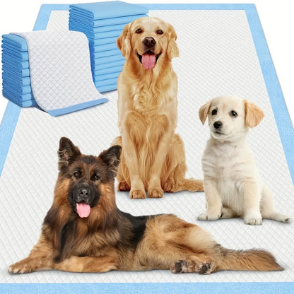 Extra Large Disposable Dog Training Pads 23.6x23.6 inch Leak-Proof Odor Control Absorbent Puppy Pee Pads Housebreaking Supplies Potty Training 50 100 200 Pack