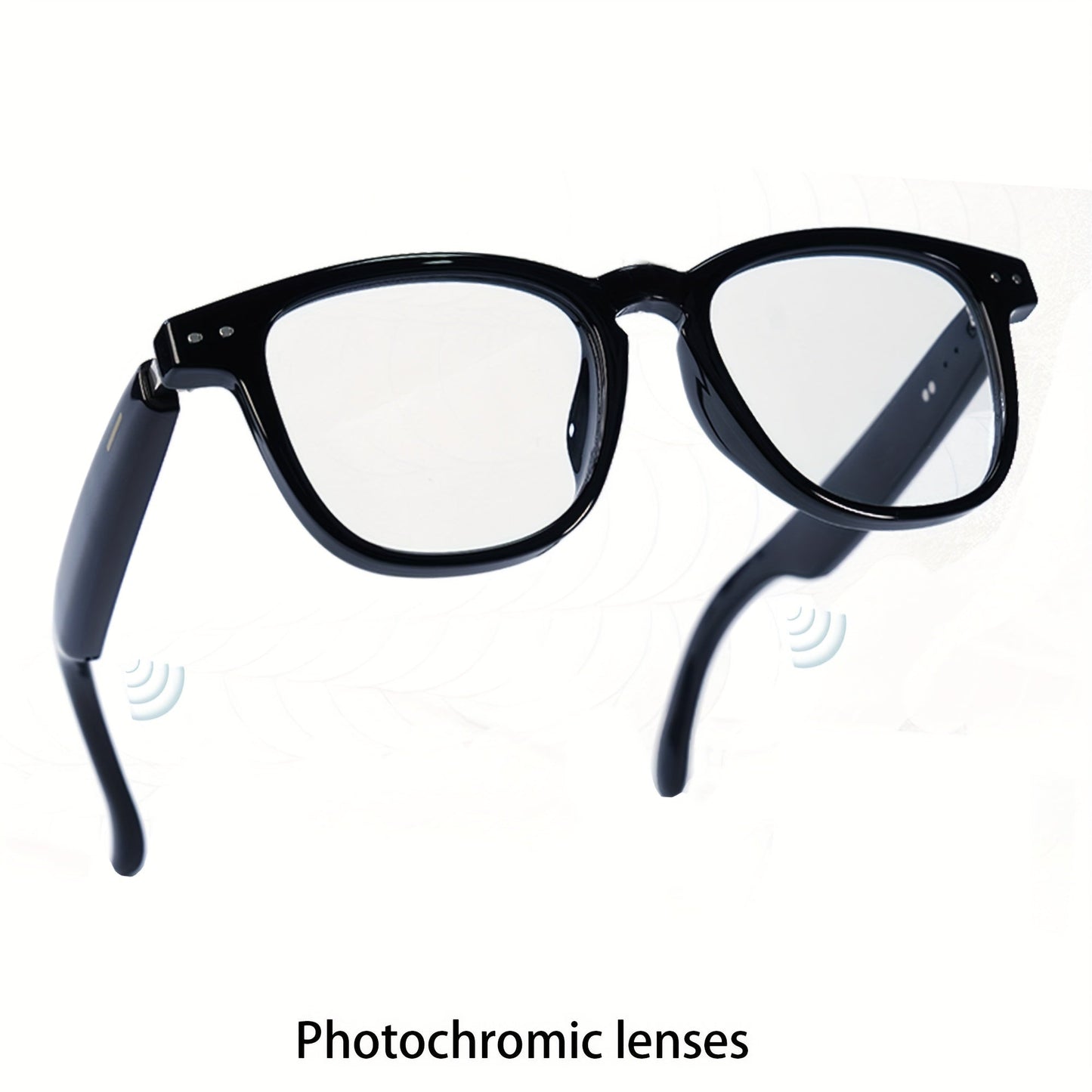 AI Smart Glasses with Real-Time 160-Language Translation, GPT Chat Assistant, Bluetooth 5.2 Audio, Hands-Free Calling, Music Playback, Photochromic & Anti-Blue Light Lenses – Unisex Wearable Tech