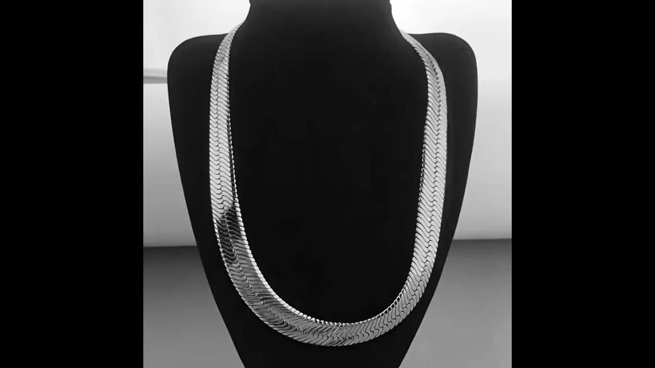 925 Sterling Silver Flat Snake Chain Necklace & Bracelet – 2D Sleek Stackable Design, Multiple Lengths, Gift Box Included, Perfect for Valentine's Day, Holidays & Everyday Layering