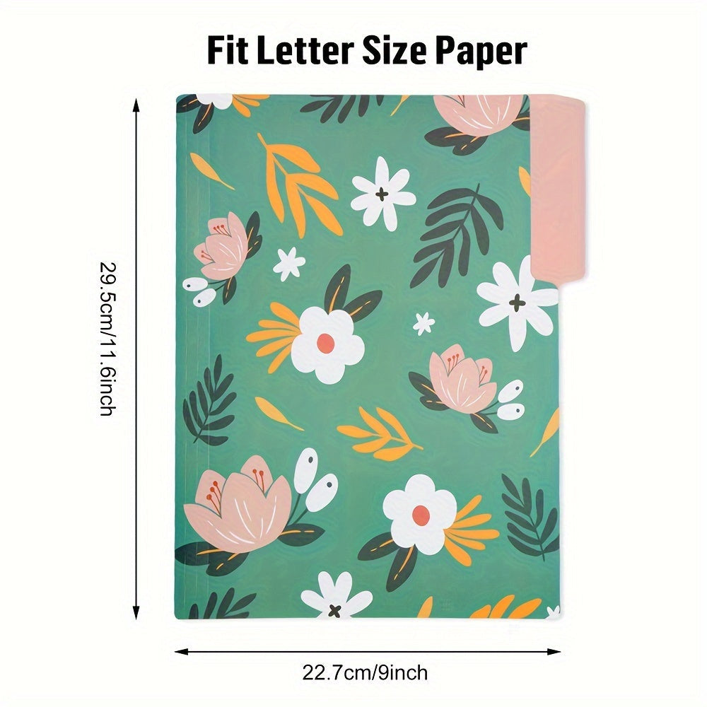 Plastic Manila Folders 27/54 Pack – 9 Colors Heavy Duty Poly Filing Folders, Letter Size 1/3 Cut Tab, Back to School Classroom Organization for Office, Teachers & Students