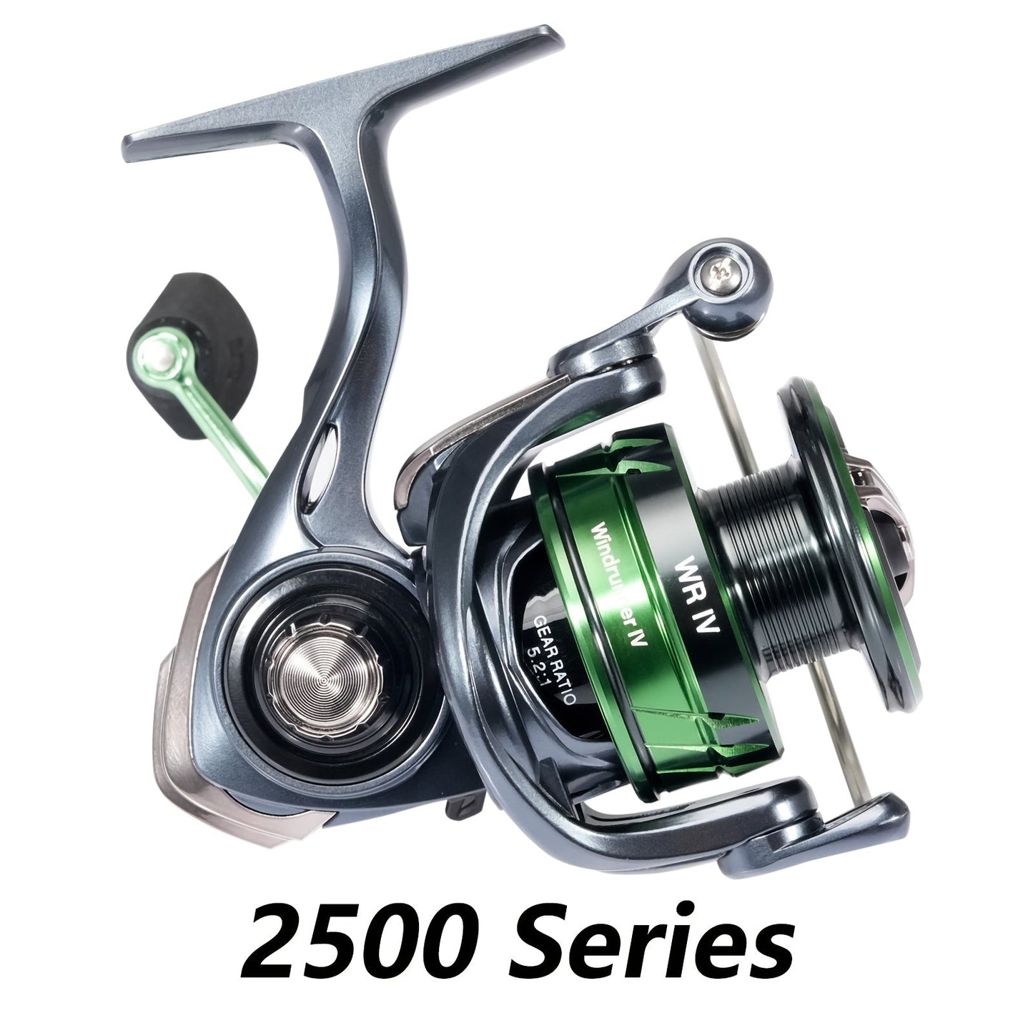 SeaKnight WR Series Spinning Fishing Reel – 9+1BB, 5.2:1 Gear Ratio, 13kg/28lbs Max Drag, 3 Carbon Plate Brake, Aluminum & Stainless Steel, Freshwater Saltwater Reel
