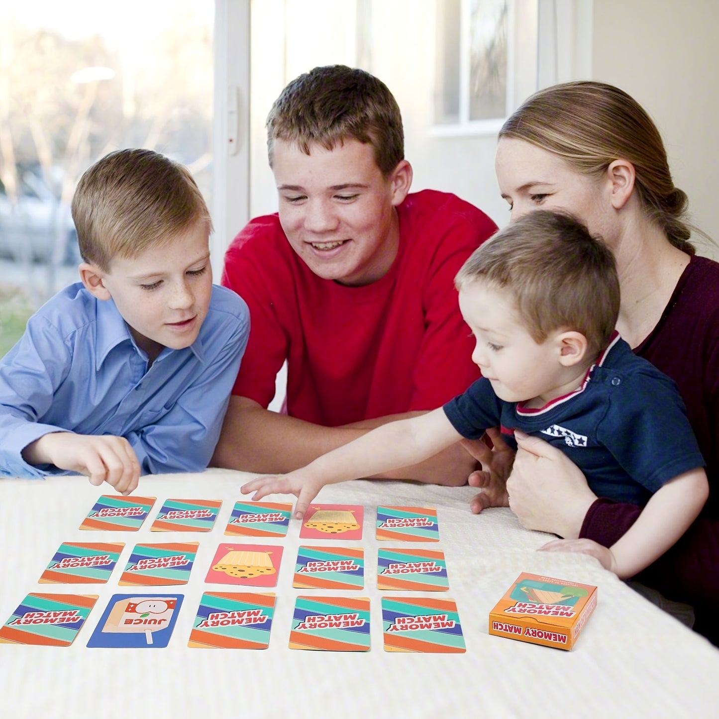 6-in-1 Kids Card Games Set with 6 Decks – Go Fish, Old Maid, Crazy Eights, Memory Match, Slap Jack & Animal Cards | Family Game Night for Ages 4+, Birthday & Christmas Gift, Stocking Stuffer