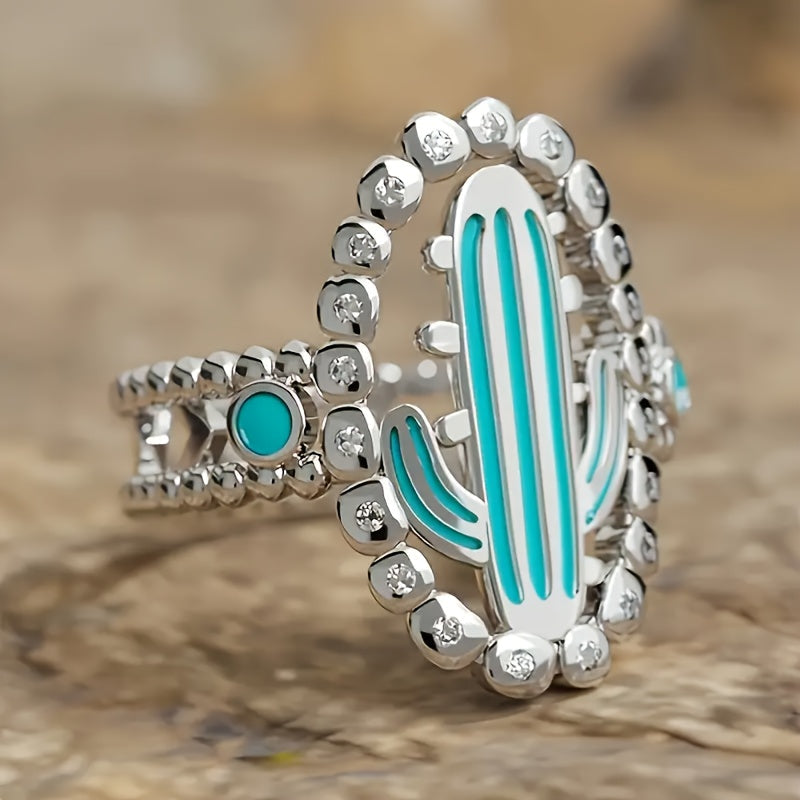 9pcs Bohemian Turquoise Stackable Ring Set for Women – Luxury Boho Multi-Element Gold Tone Synthetic Turquoise Rings, Fashion Jewelry for Daily Wear, Wedding, Engagement, Gift for Girlfriend & Lover, Sizes 6-11