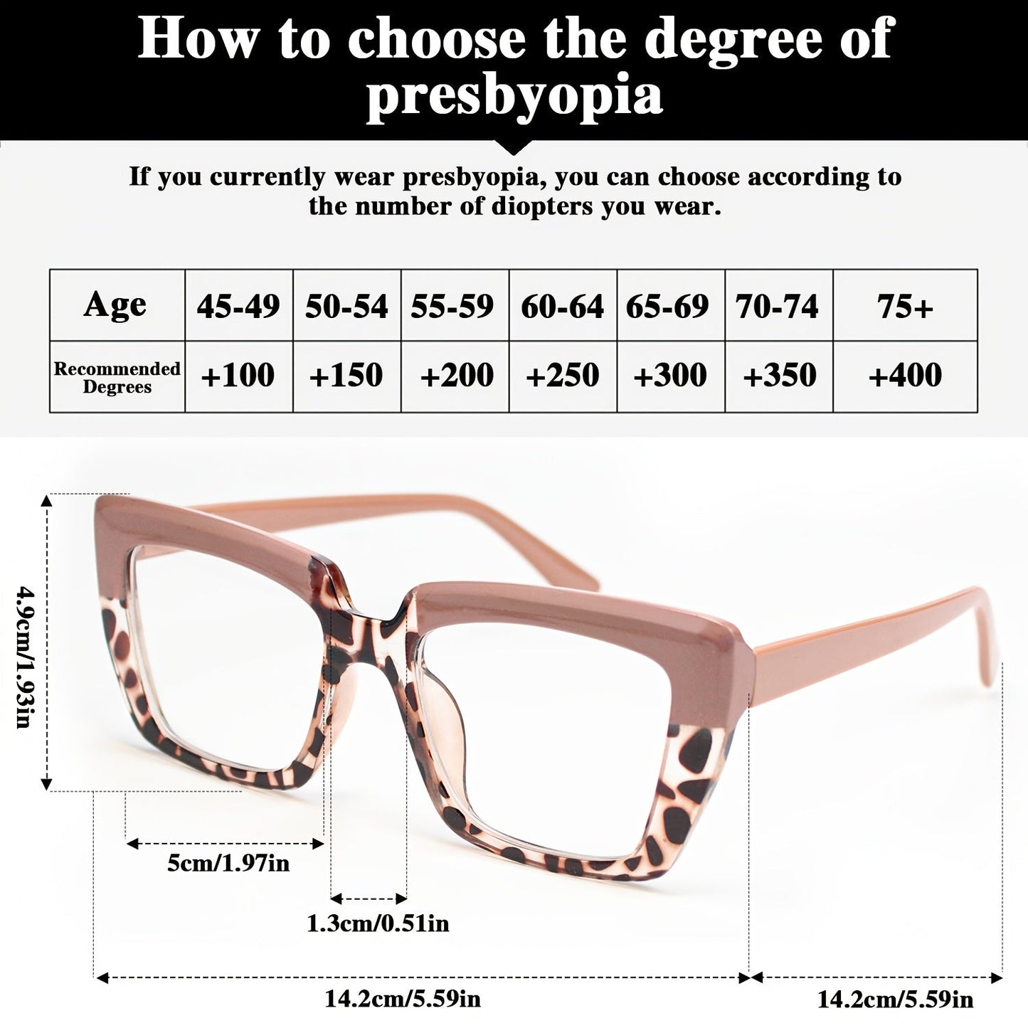 8-Pack Retro Rectangular Reading Glasses for Women Color Clash Design Spring Hinges Comfortable Fit Party Holiday Halloween Christmas Gift +100 to +400