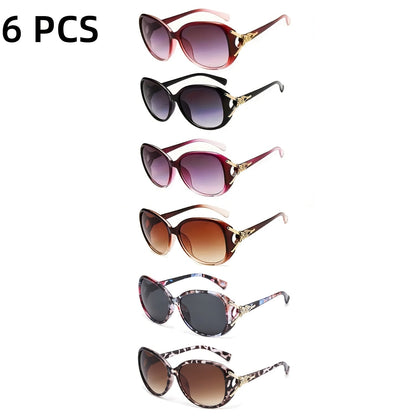 PALESHY Oversized Fashion Sunglasses for Women – UV Protection Anti-Glare Lightweight Summer Eyewear, Available in 3-Pack & 6-Pack, Bulk Sunglasses Set for Beach, Travel & Gifting