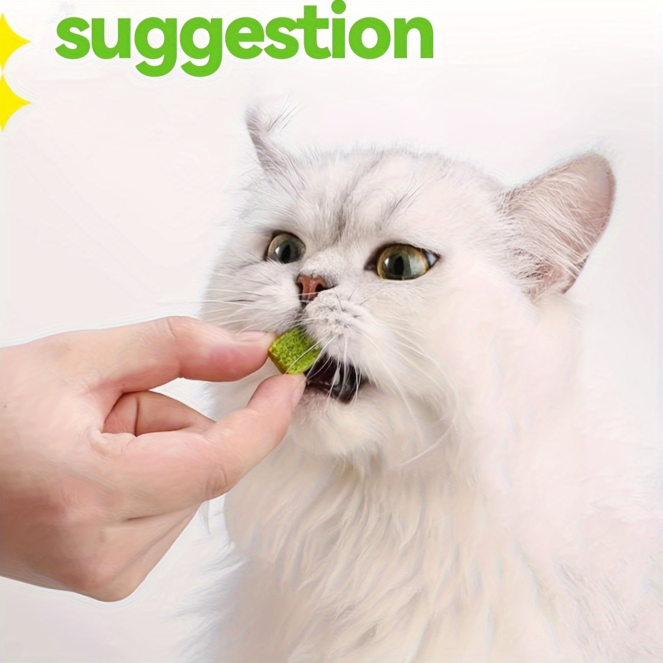 Freeze-Dried Cat Grass Hairball Control Tablets – Natural Mint Molar Sticks & Granules, Chicken Flavor Cat Snacks for Dental Health & Hair Removal