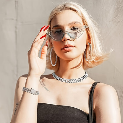 925 Sterling Silver Cuban Chain Necklace and Bracelet Set for Women 2 Piece Silver Cuba Link Jewelry Set Elegant Lightweight 11.89g Holiday Christmas Birthday Anniversary Gift